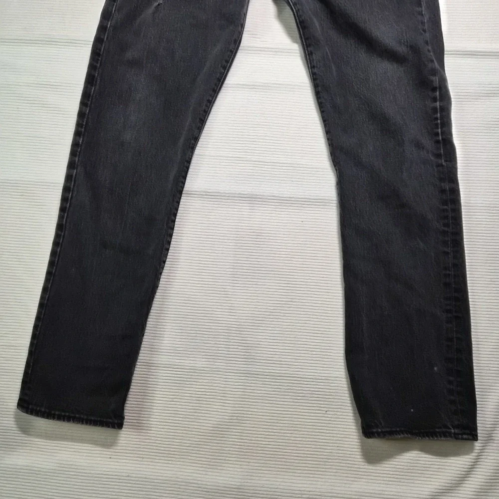 Levi Strauss 501 38x34 Distressed‎ Mens Jeans Black/gray Wash